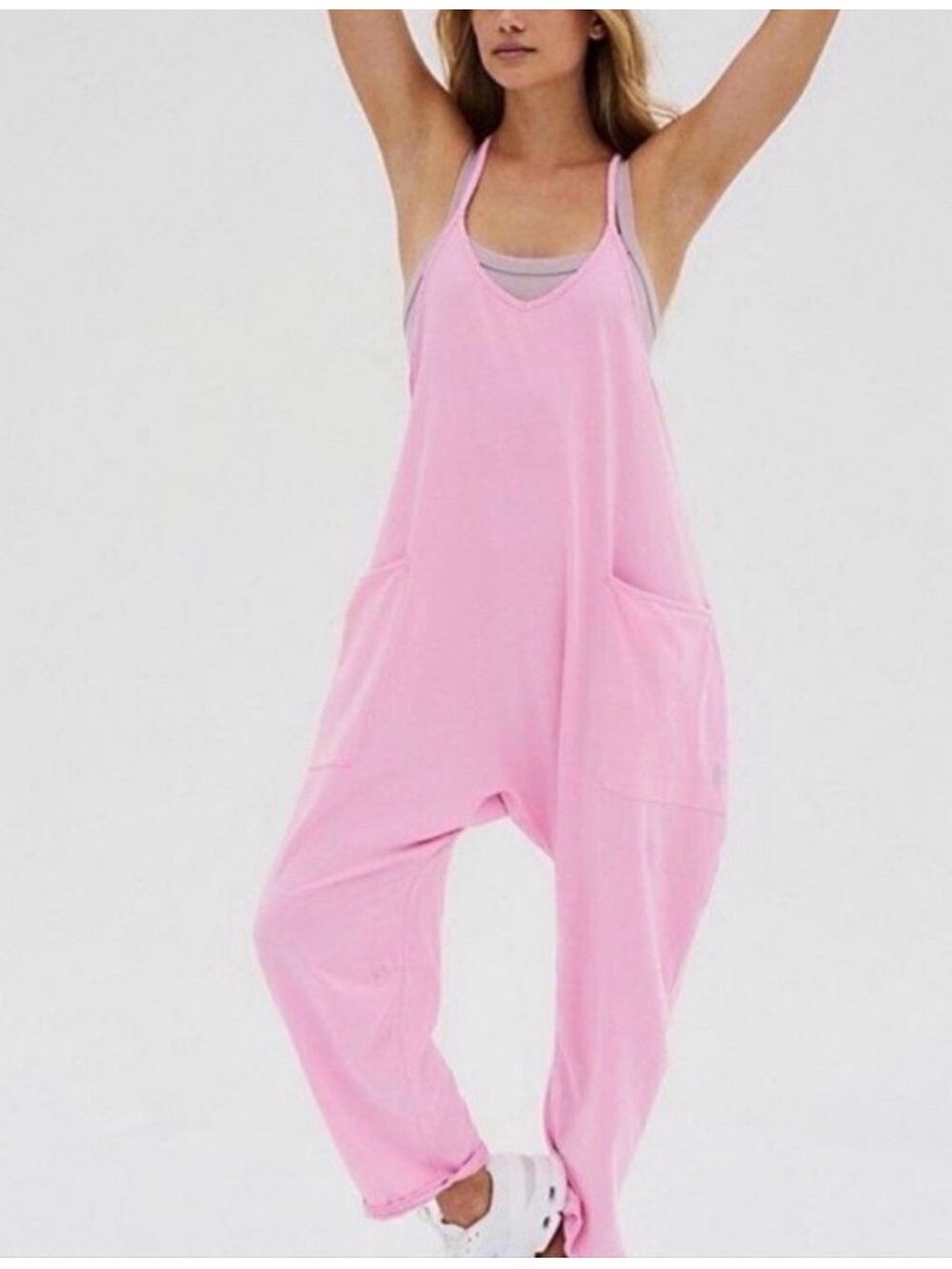 Free people FP movement hot shot onesie - pink
